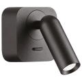Ideal Lux - Foco de parede LED BEAN LED/3W/230V CRI 90 preto